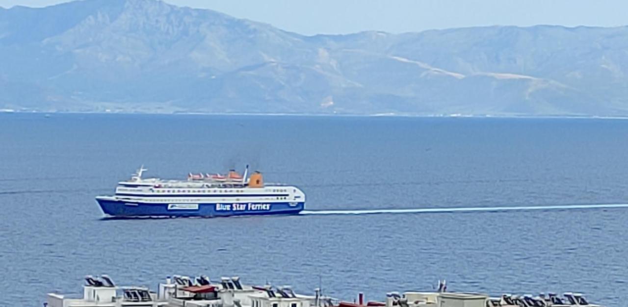 卡瓦拉Evris House Panoramic Sea View公寓 外观 照片