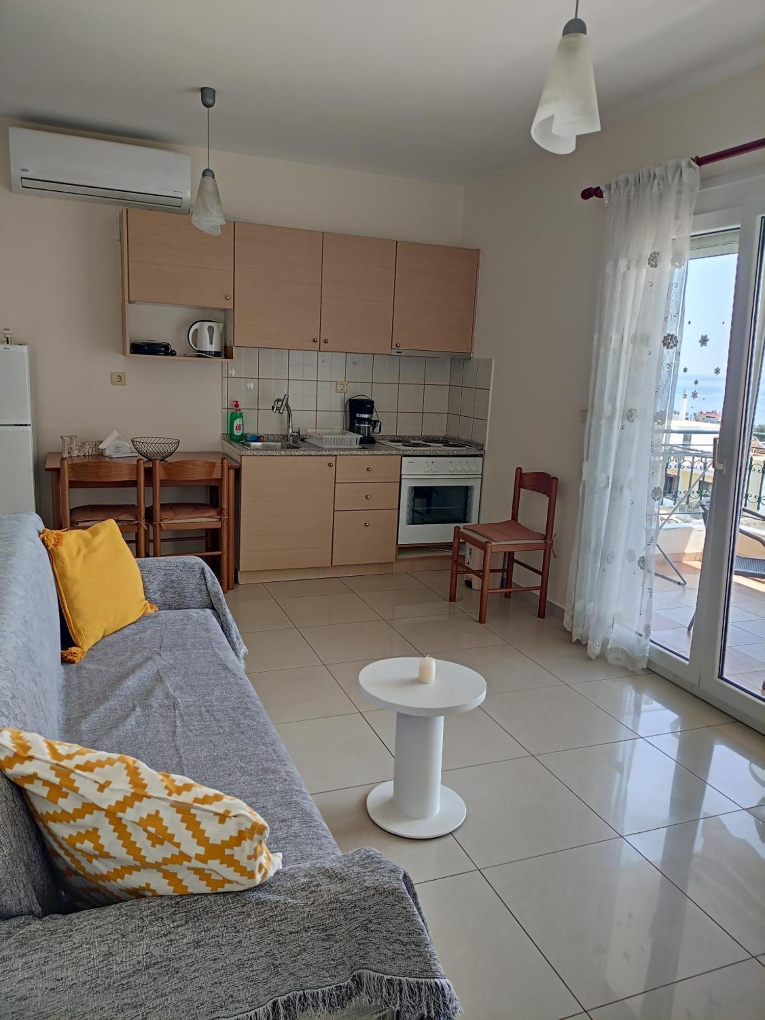 卡瓦拉Evris House Panoramic Sea View公寓 外观 照片