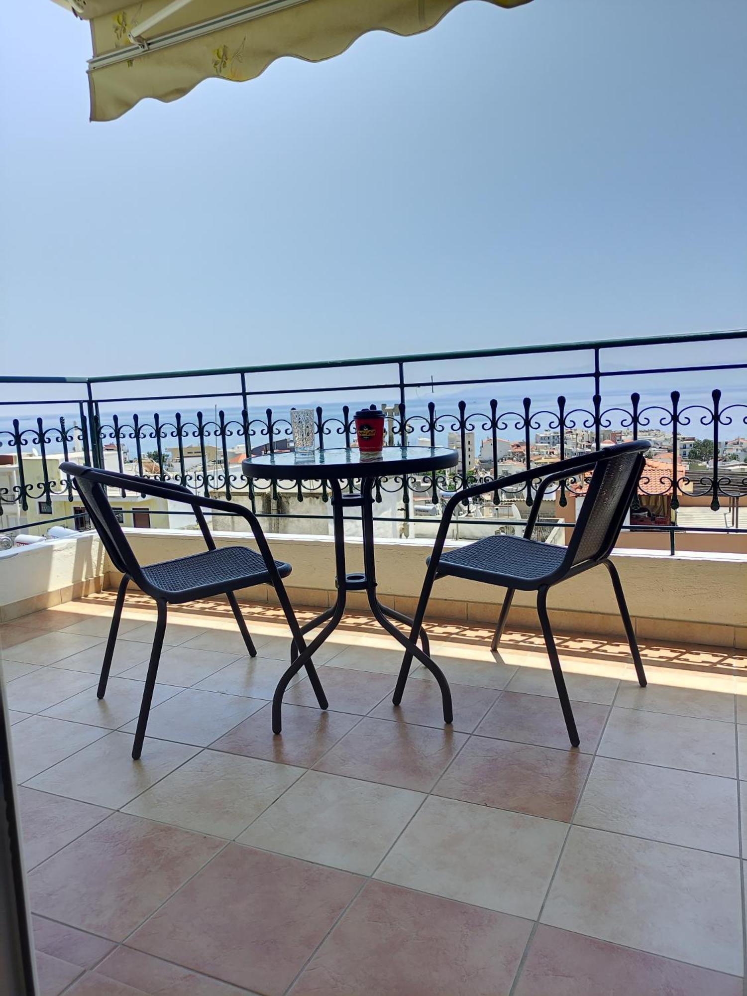 卡瓦拉Evris House Panoramic Sea View公寓 外观 照片